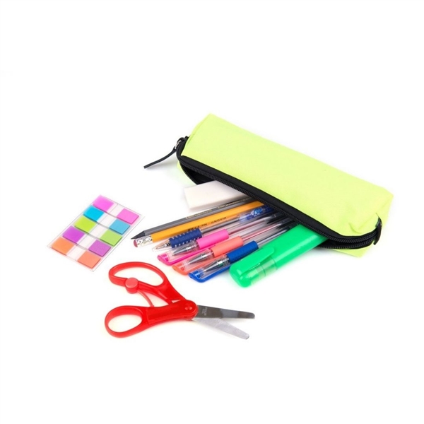 Rihoon Neon laundry translucent zipper pencil case